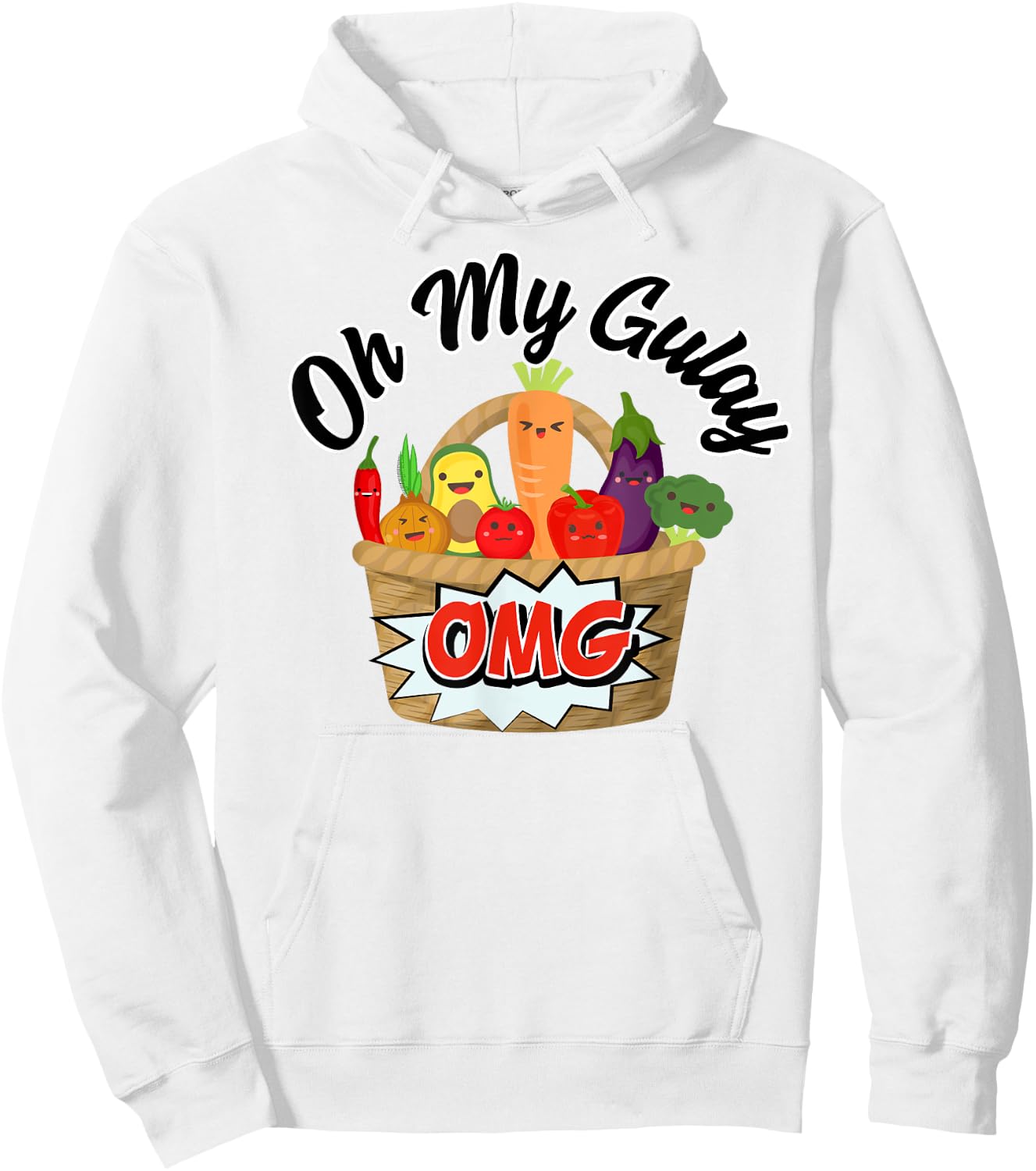Oh My Gulay Hoodie - Hoodie | White