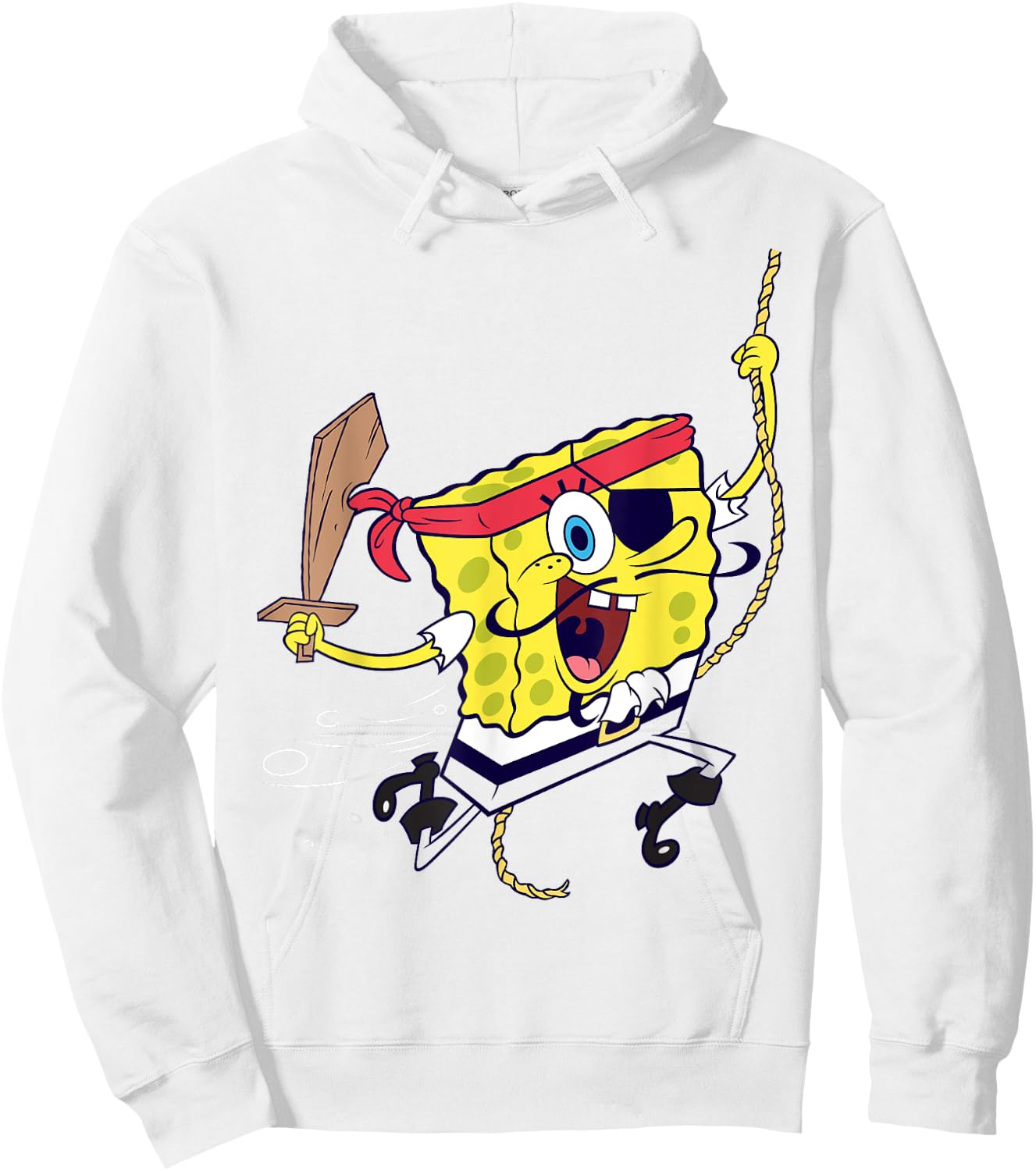 Spongebob SquarePants Pirate Hoodie - Hoodie | White