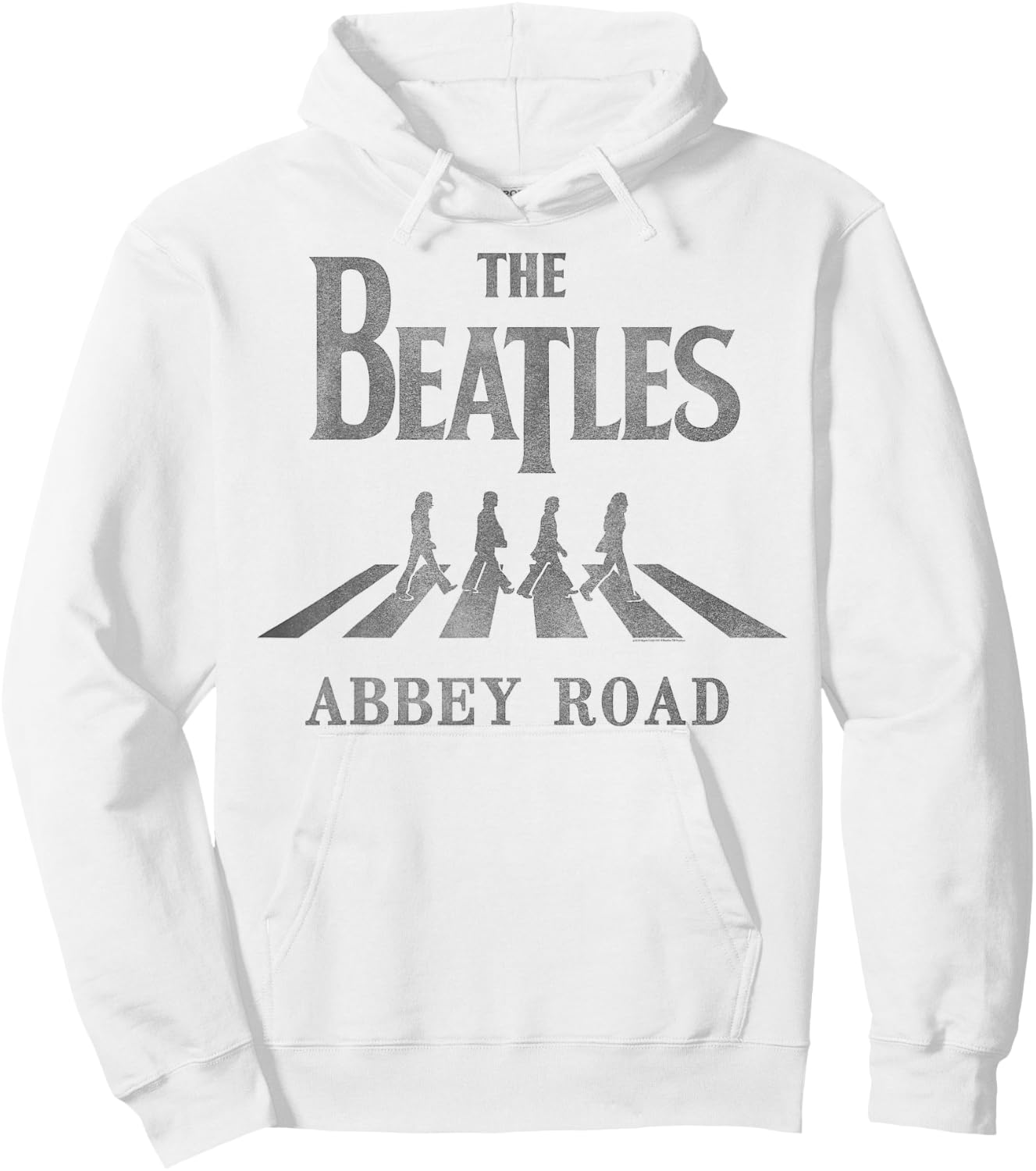 The Beatles - Abbey Road Silhouette Hoodie - Hoodie | White