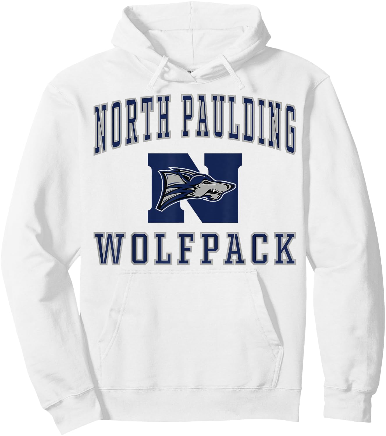 North Paulding High School Wolfpack C1 Hoodie - Hoodie | White