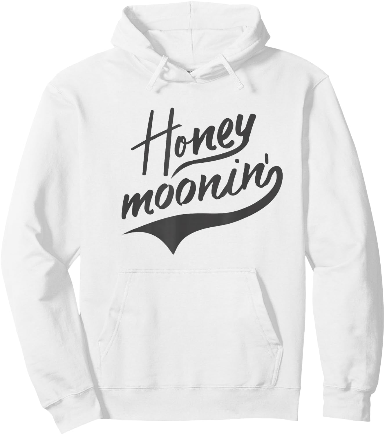 Honeymoonin Cute Honeymoon Shirt After Wedding Bridal Outift Hoodie - Hoodie | White