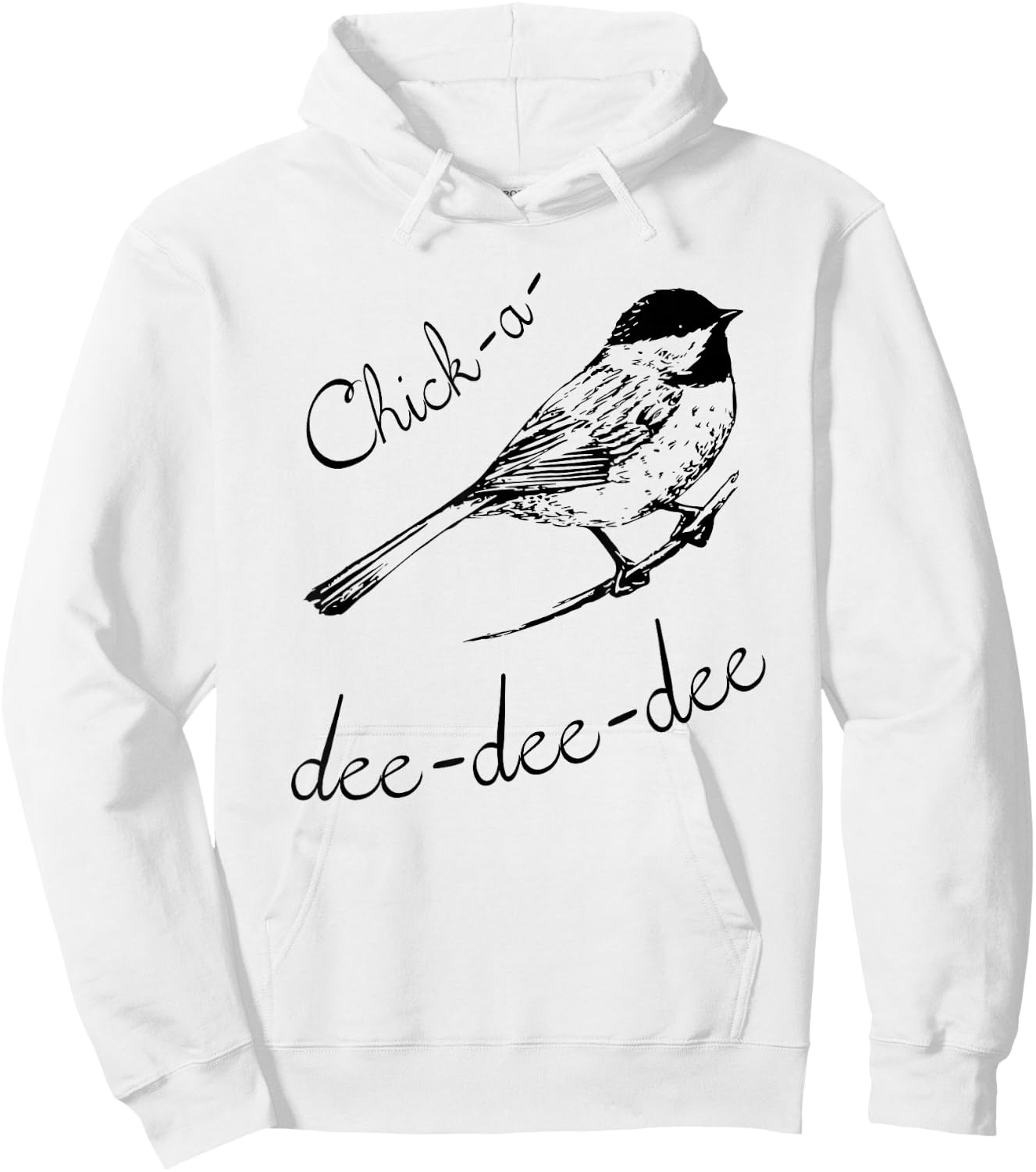 Chickadee - Best Bird Lover Gift Hoodie - Hoodie | White