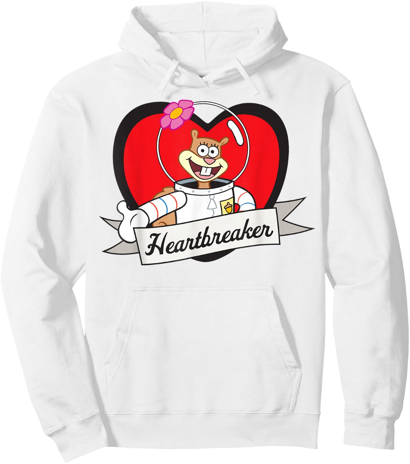 Spongebob Squarepants - Sandy Heartbreaker Hoodie - Hoodie | White