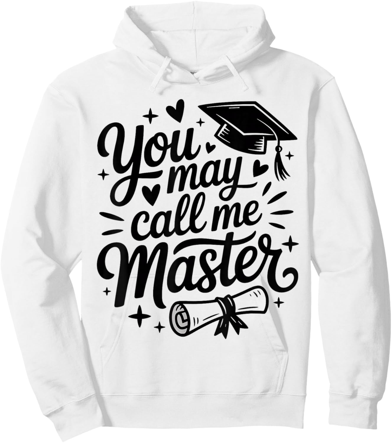 You May Call Me Master Hoodie - Hoodie | White