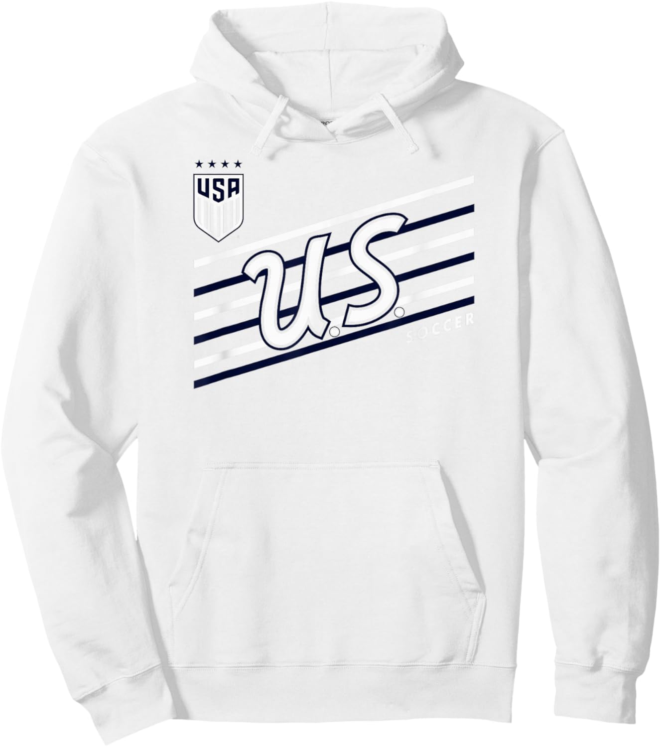 U.S. Soccer Retro Perform Red USWNT Officially Licensed Hoodie - Hoodie | White