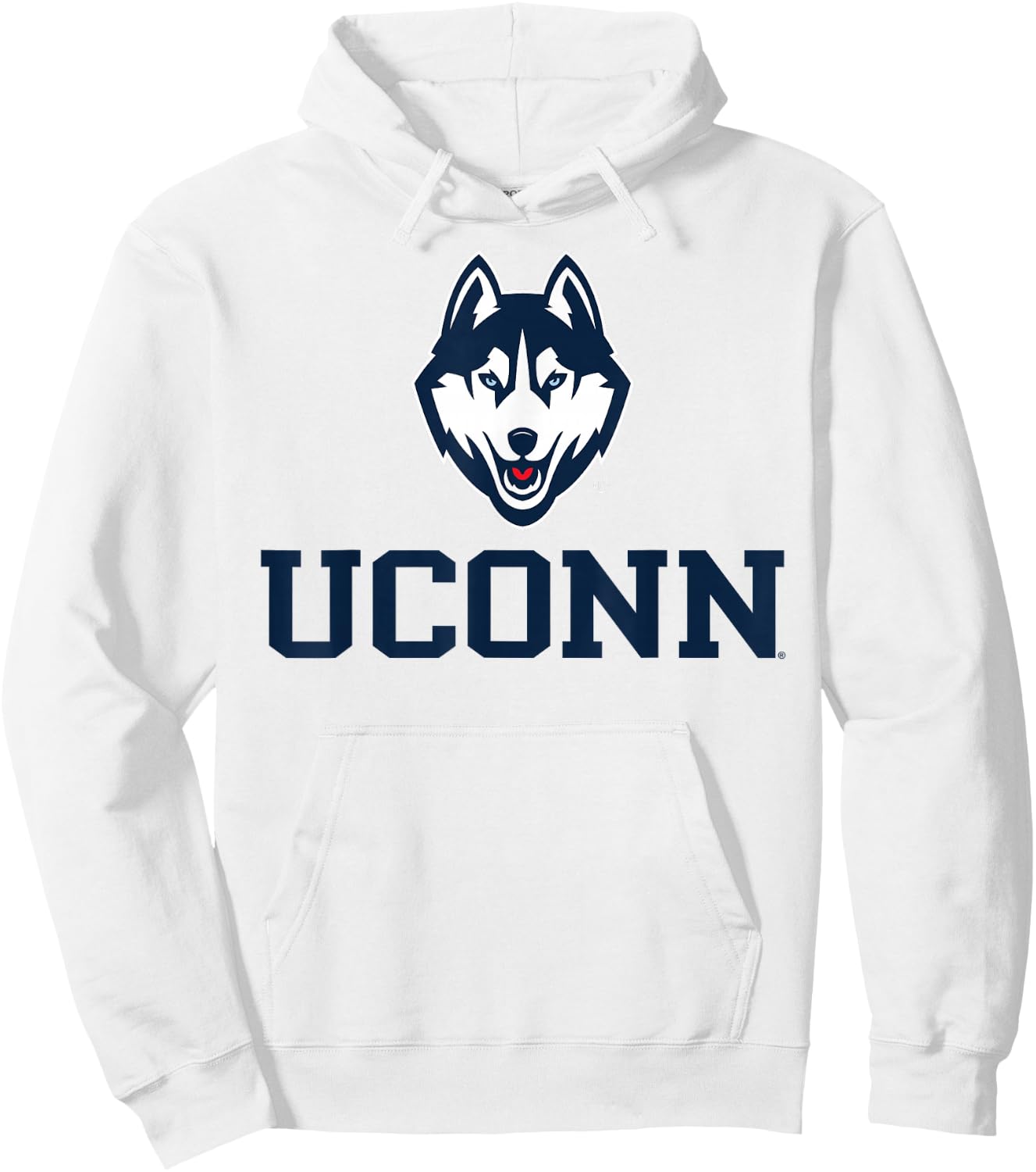 Connecticut Huskies Sportsmanship Gray Officially Licensed Hoodie - Hoodie | White