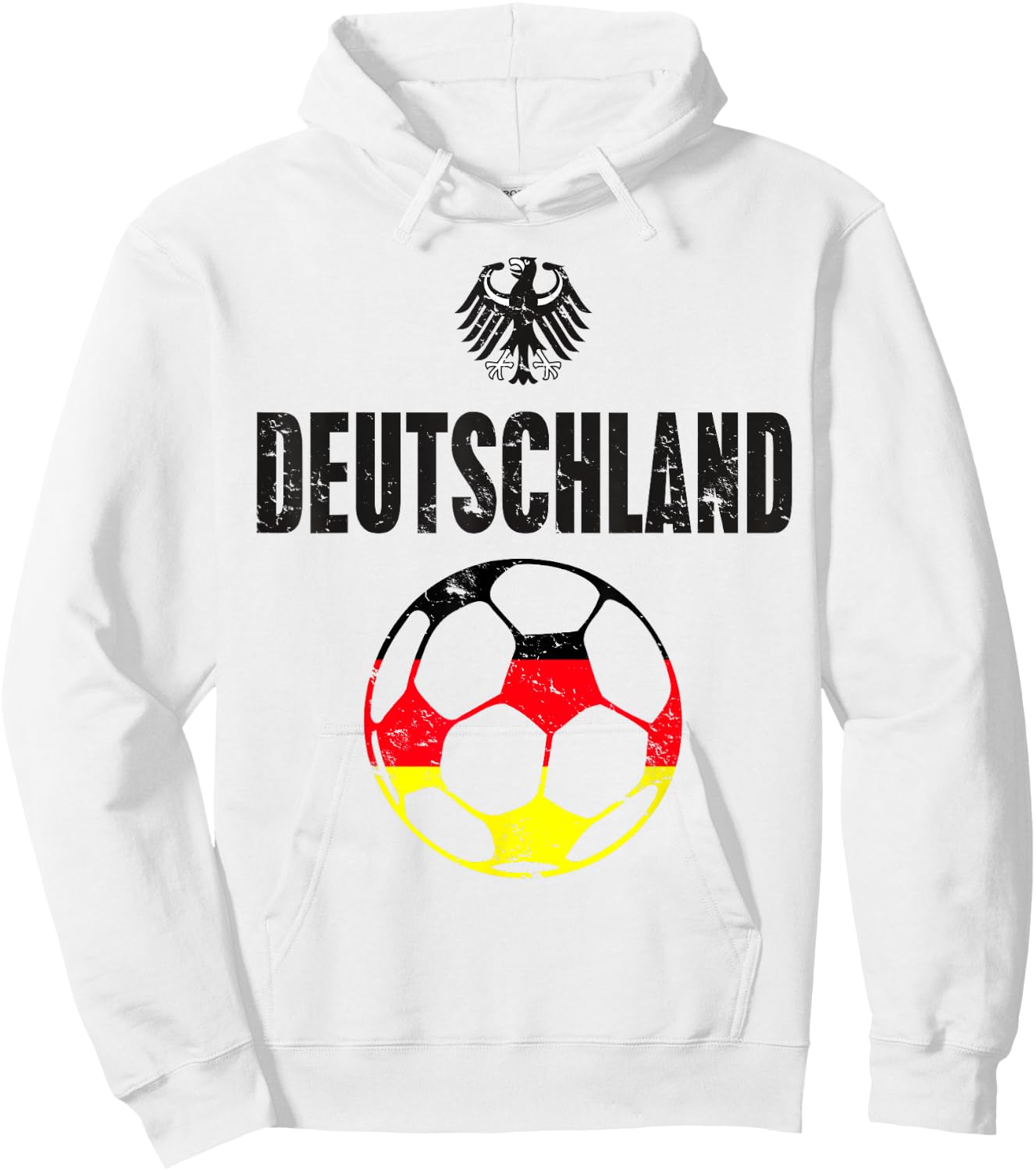 Germany Deutschland Football Soccer Flag German Hoodie - Hoodie | White