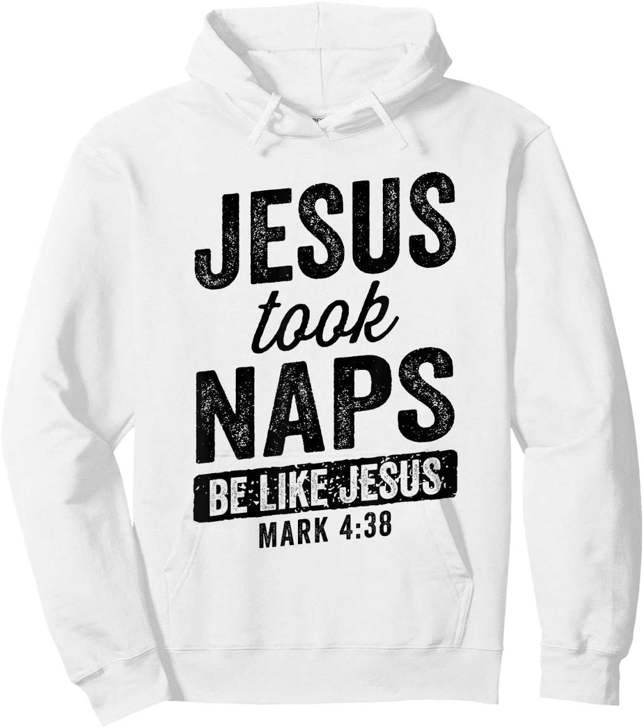 Jesus Took Naps Be Like Jesus Christian Funny Hoodie - Hoodie | White