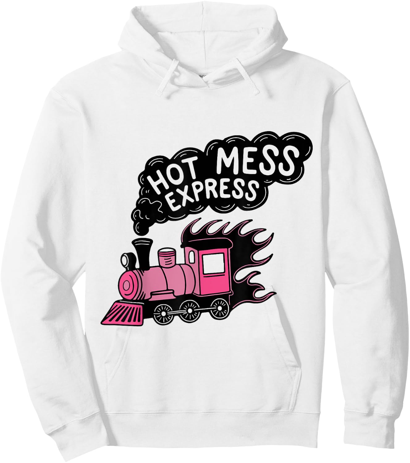 Hot Mess Express Hoodie - Hoodie | White