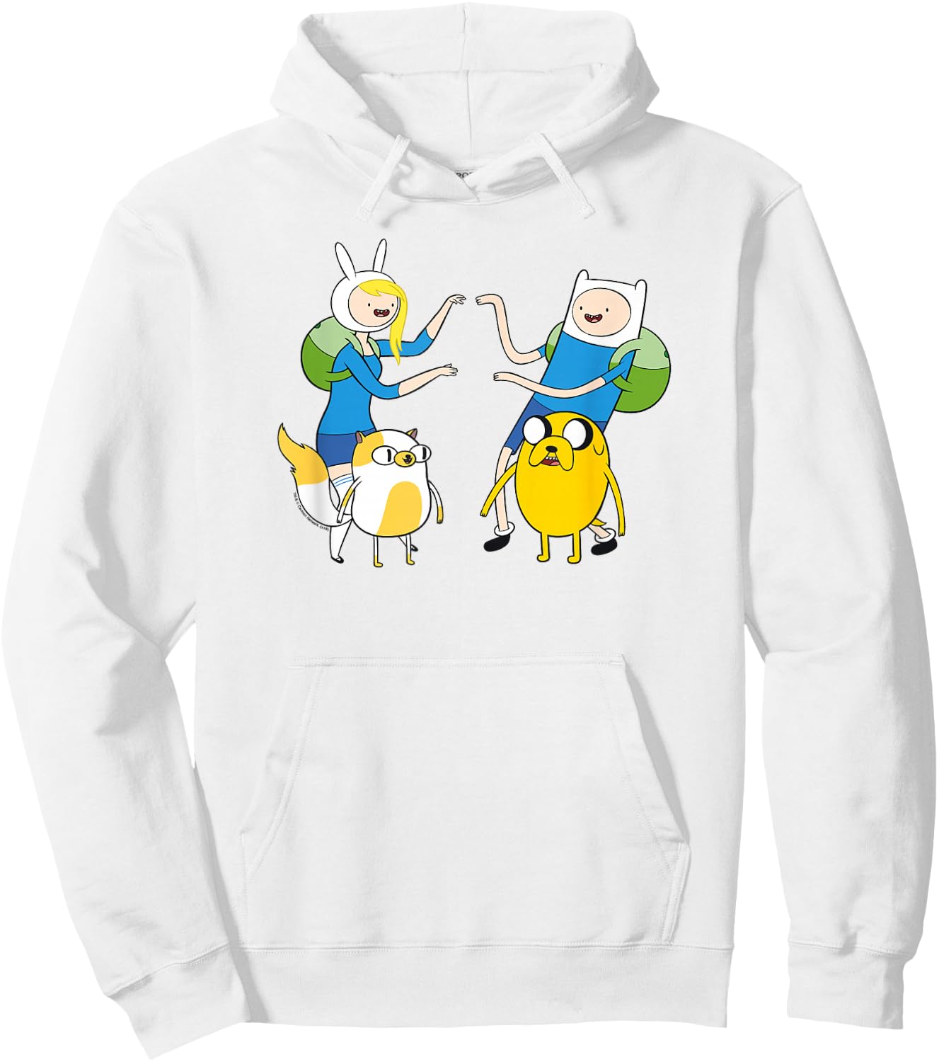 Adventure Time Meet Up Hoodie - Hoodie | White