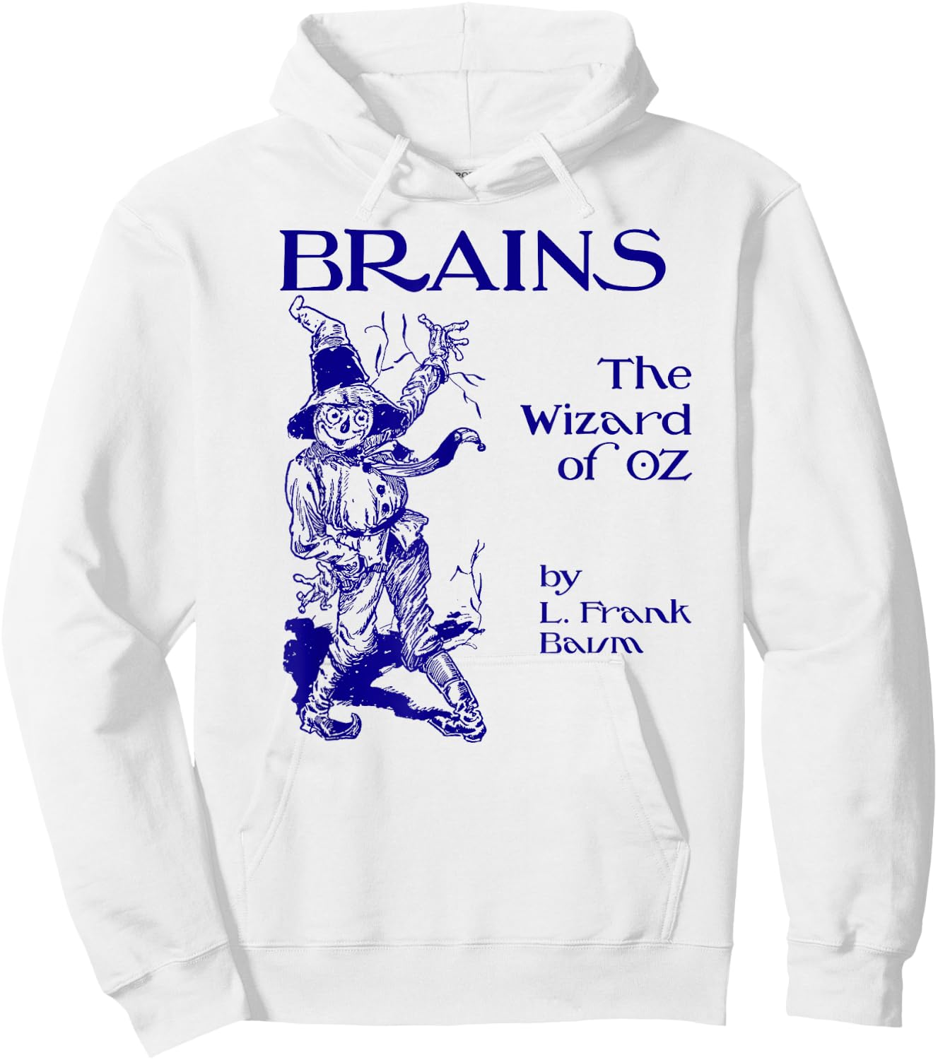 Use Your Brain Halloween Wizard of OZ Scarecrow Hoodie - Hoodie | White