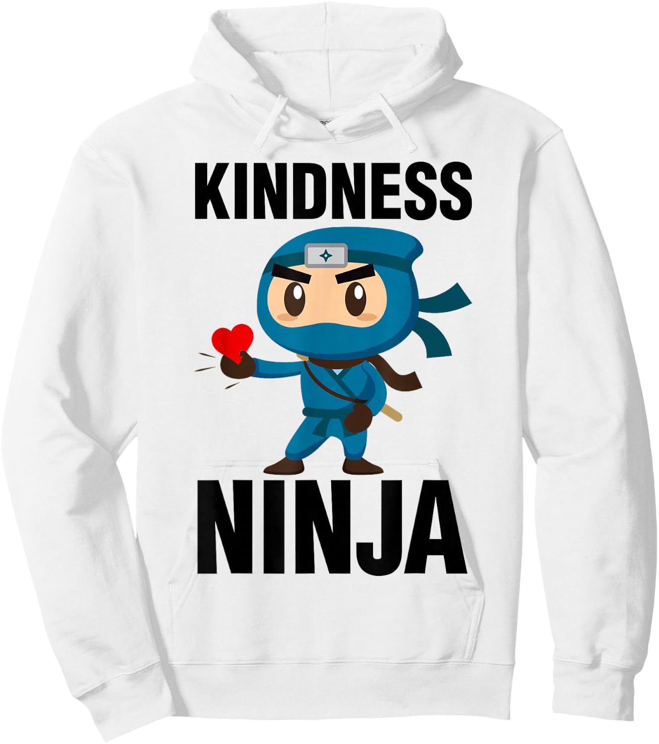 Kindness Club Anti Bullying Ninja Kids School Teacher Gift Hoodie - Hoodie | White