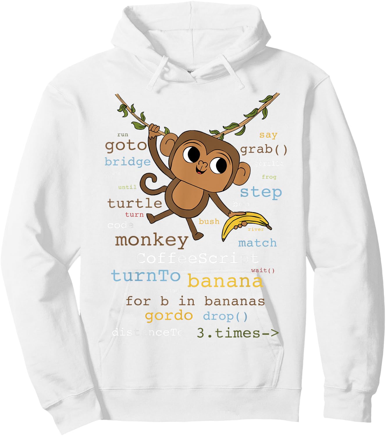 The CodeMonkey Hoodie - Hoodie | White