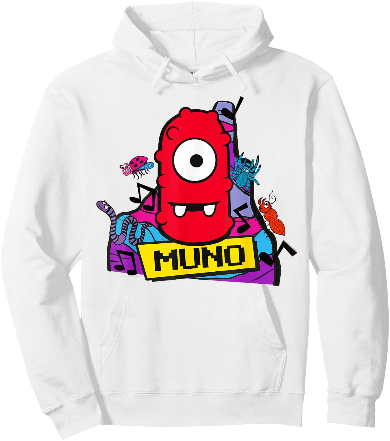Yo Gabba Gabba - Classic Muno 02 Hoodie - Hoodie | White
