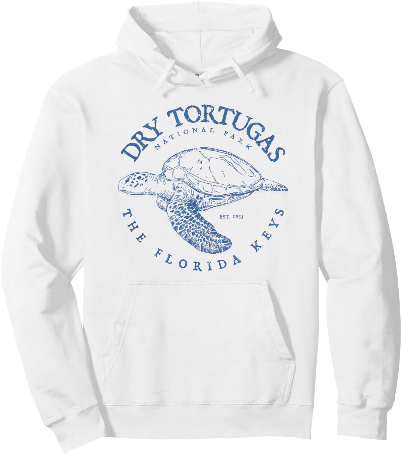 Dry Tortugas National Park Florida Keys Scuba Diving Turtle Hoodie - Hoodie | White
