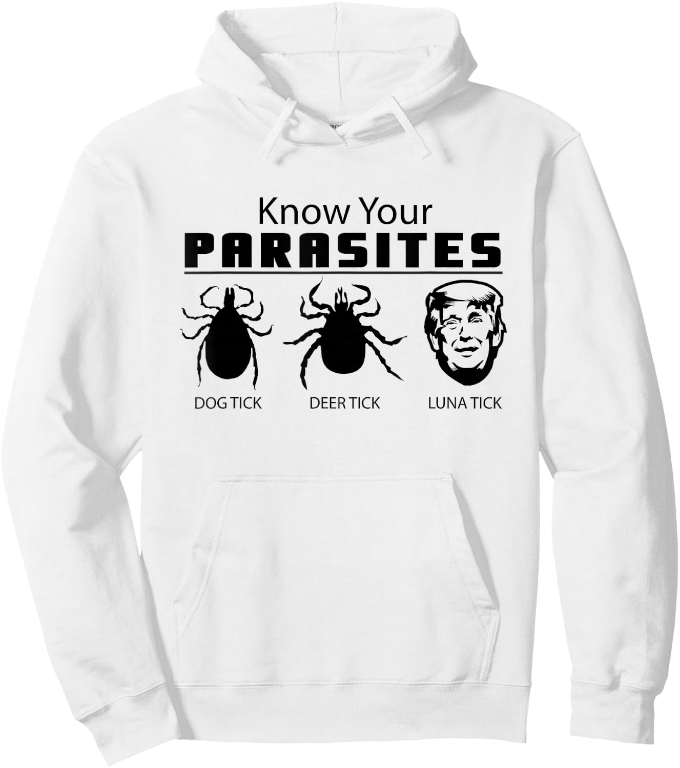 Know Your PARASITES Anti-Trump AF Resist Funny Gift Hoodie - Hoodie | White