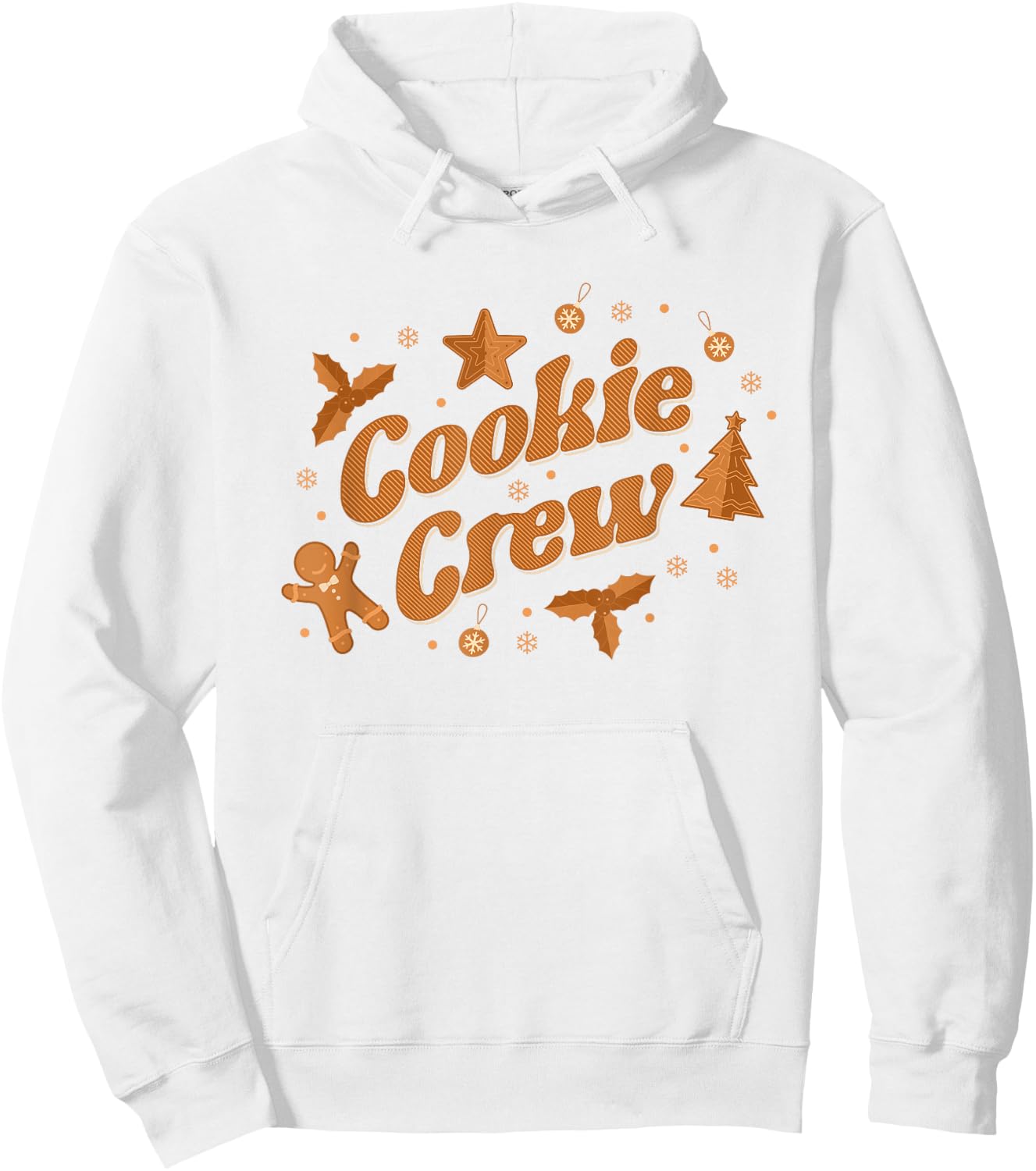 Cookie Crew Gingerbread Baker Team Christmas Cookie Baking Hoodie - Hoodie | White