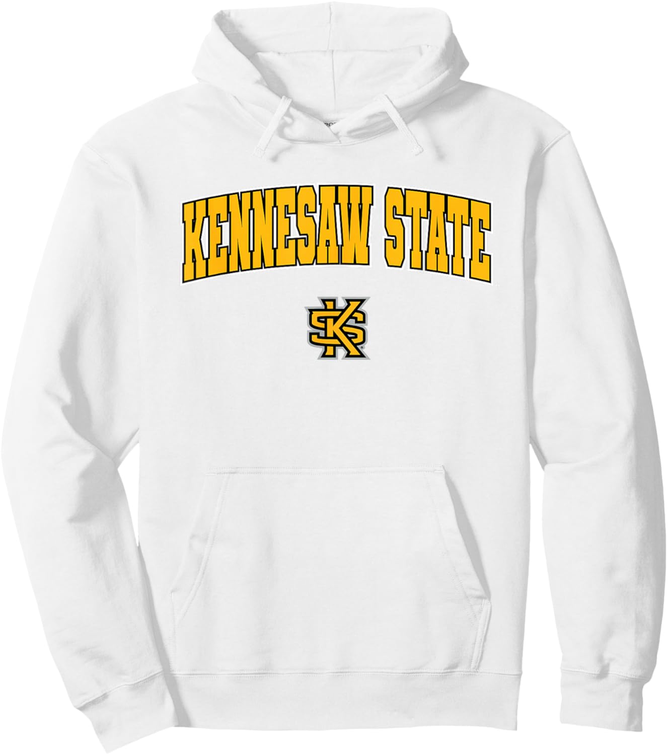Kennesaw State University Owls Arch Logo Hoodie - Hoodie | White