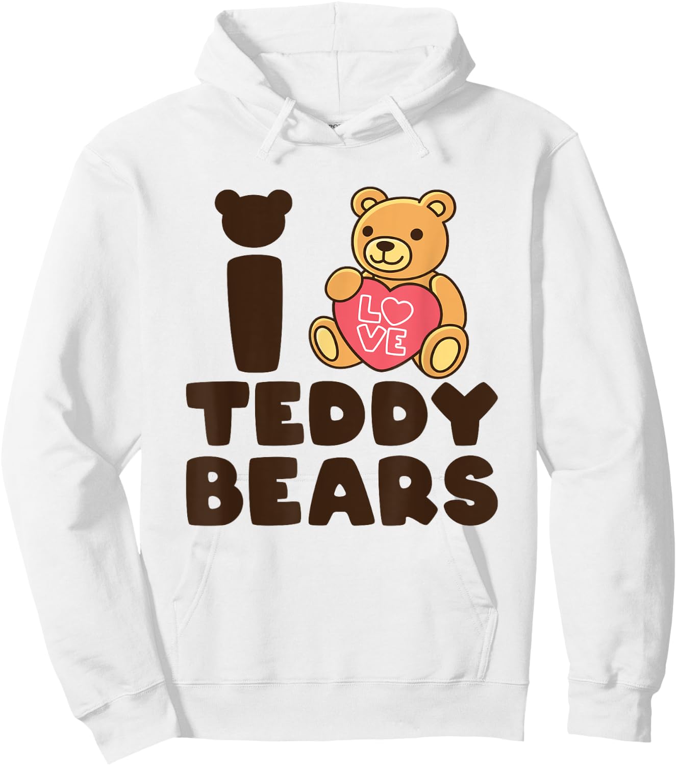 I Love Teddy Bears - Teddy Bear Picnic Hoodie - Hoodie | White