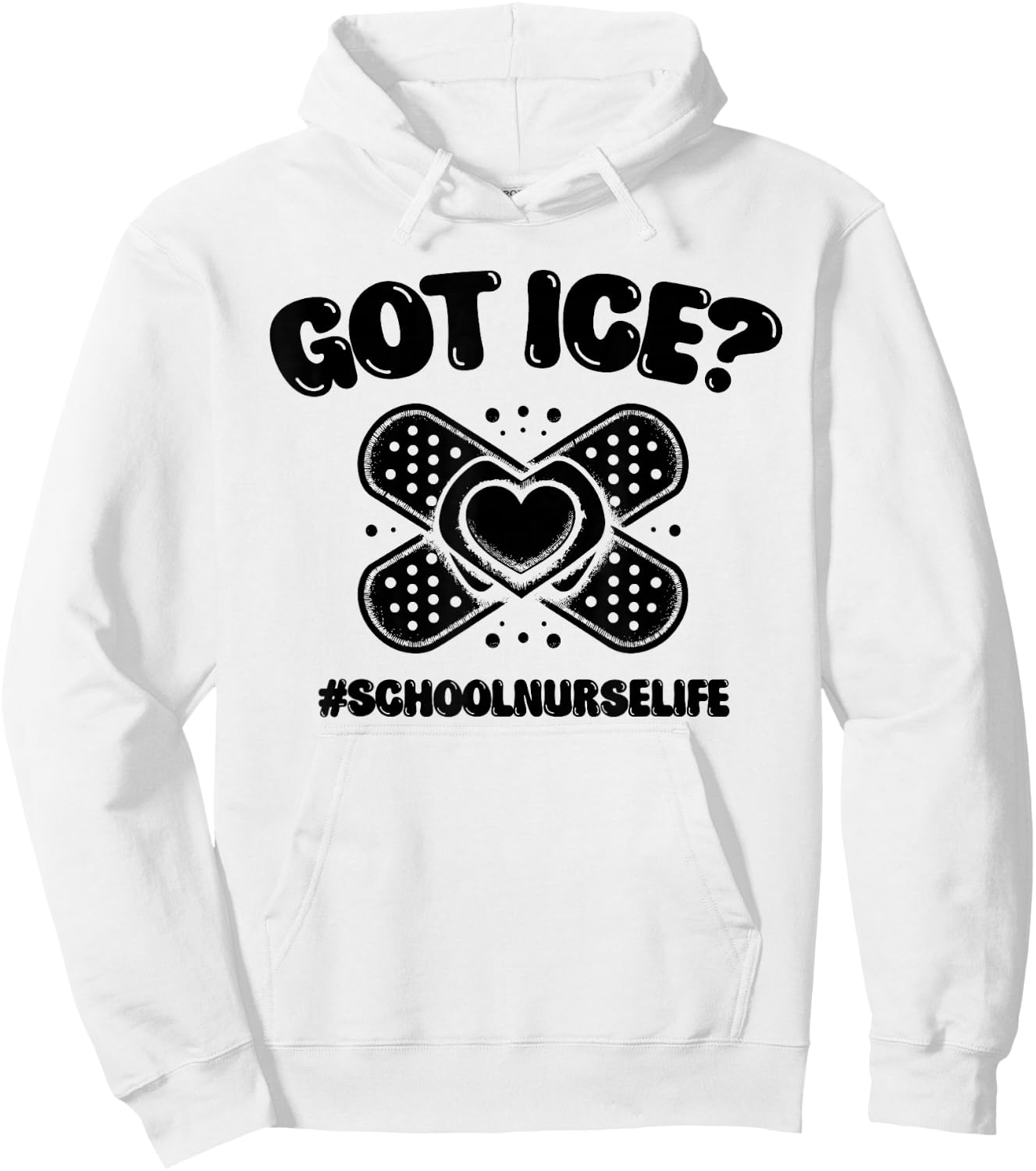 Got ice? School Nurse Life Gifts For Nursing Week Hoodie - Hoodie | White