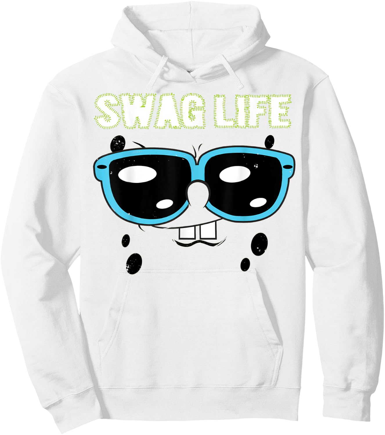 Spongebob SquarePants Swag Life Sunglasses Hoodie - Hoodie | White