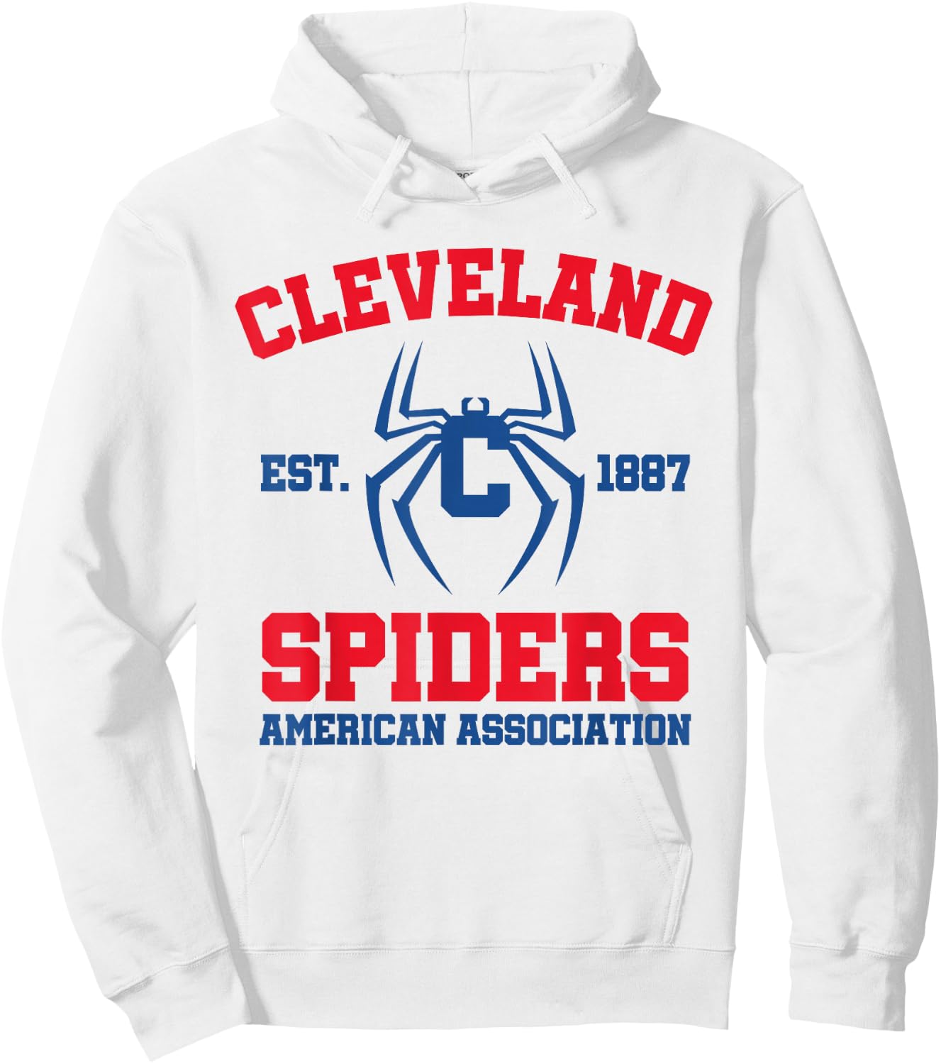 Cleveland Spiders Baseball Fan Hoodie - Hoodie | White