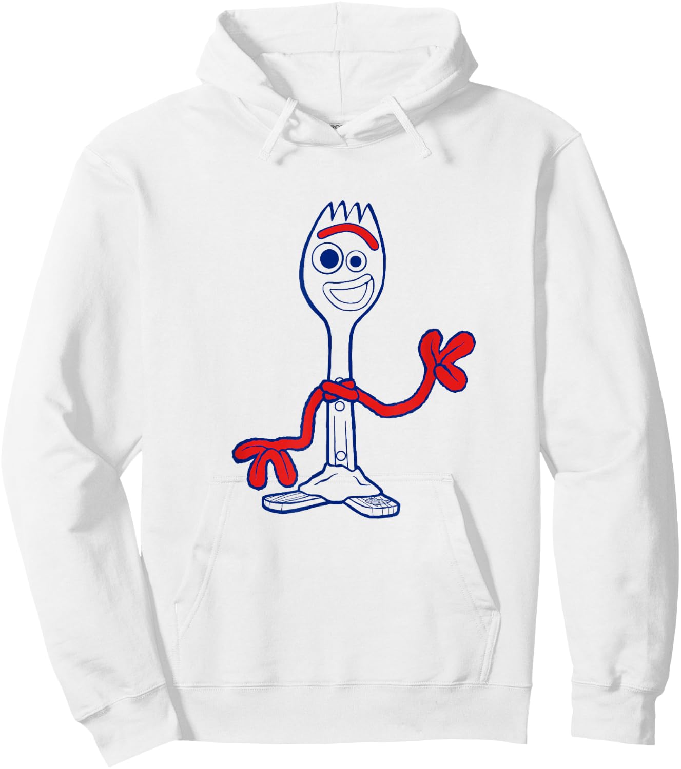 Disney Pixar Toy Story 4 Forky Waves Hi Hoodie - Hoodie | White