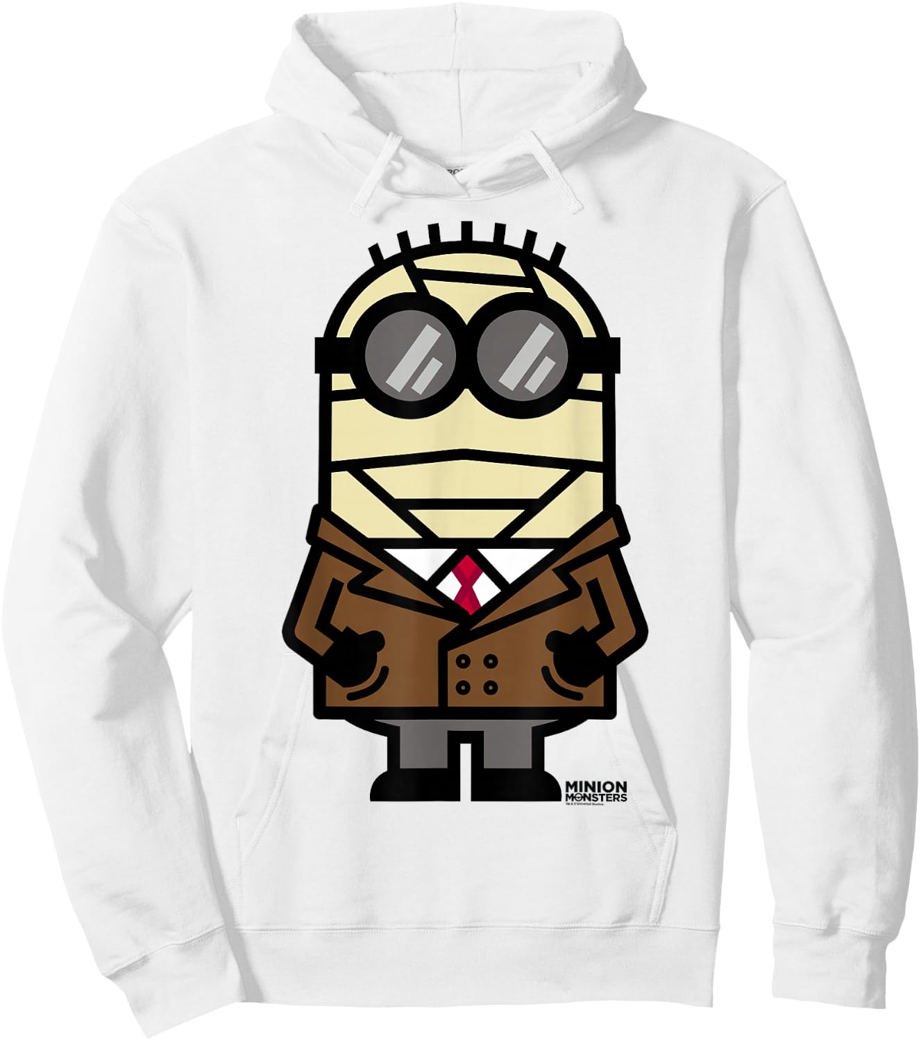 Despicable Me Invisible Halloween Monster Graphic Hoodie - Hoodie | White