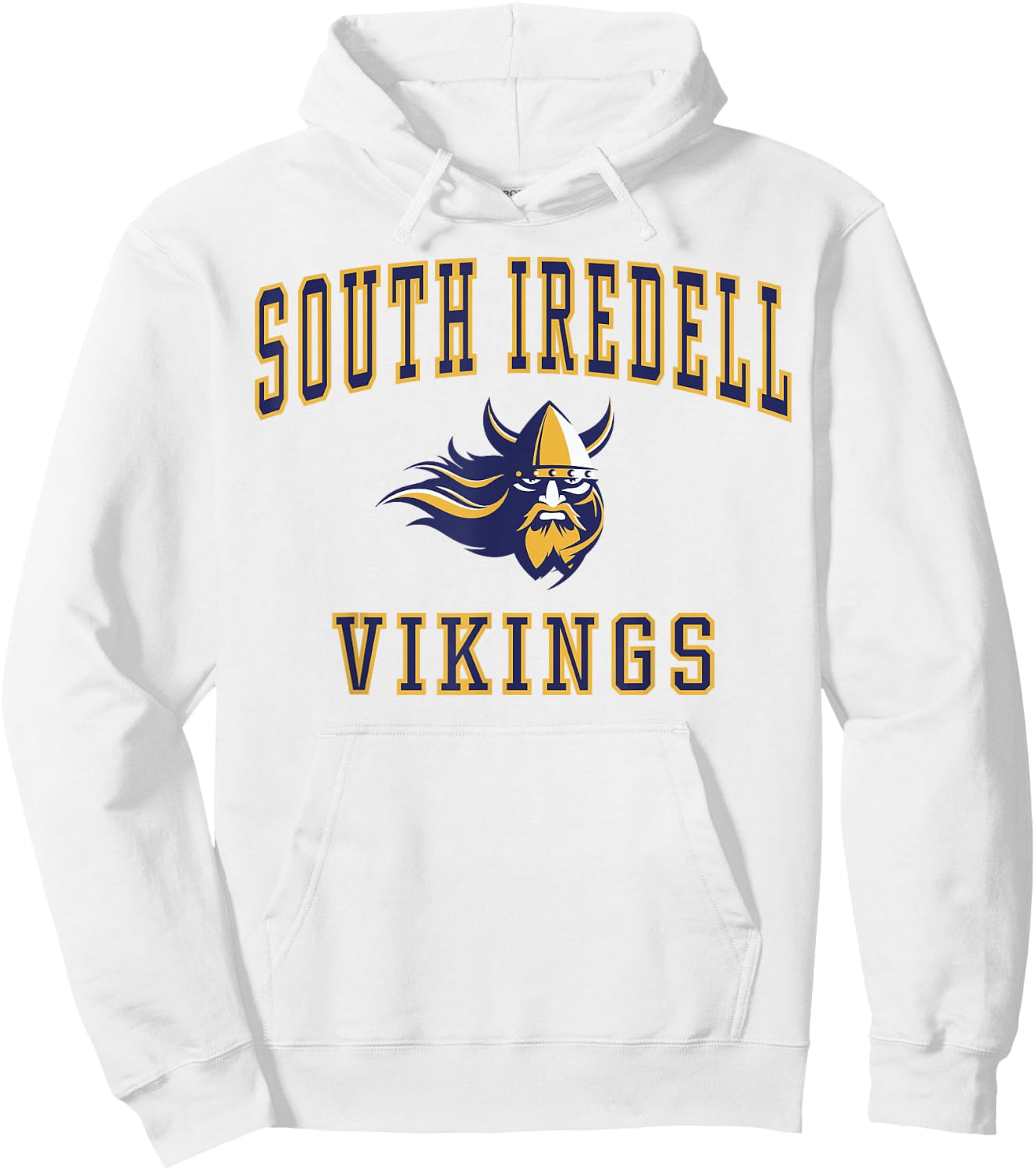 South Iredell High School Vikings Hoodie - Hoodie | White