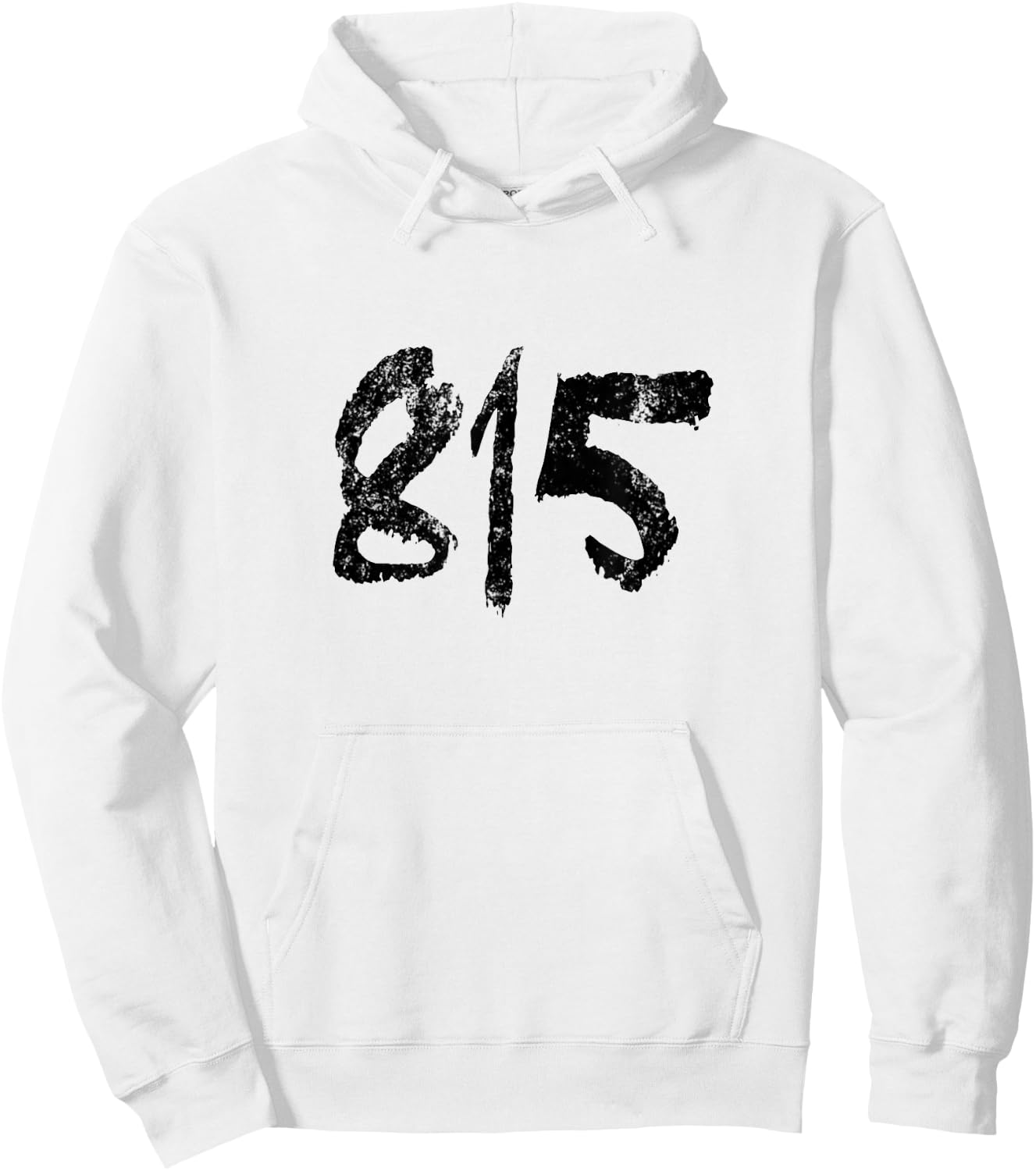 Rockford Shirt Factory 815 Area Code | Rockford, Illinois Hoodie - Hoodie | White