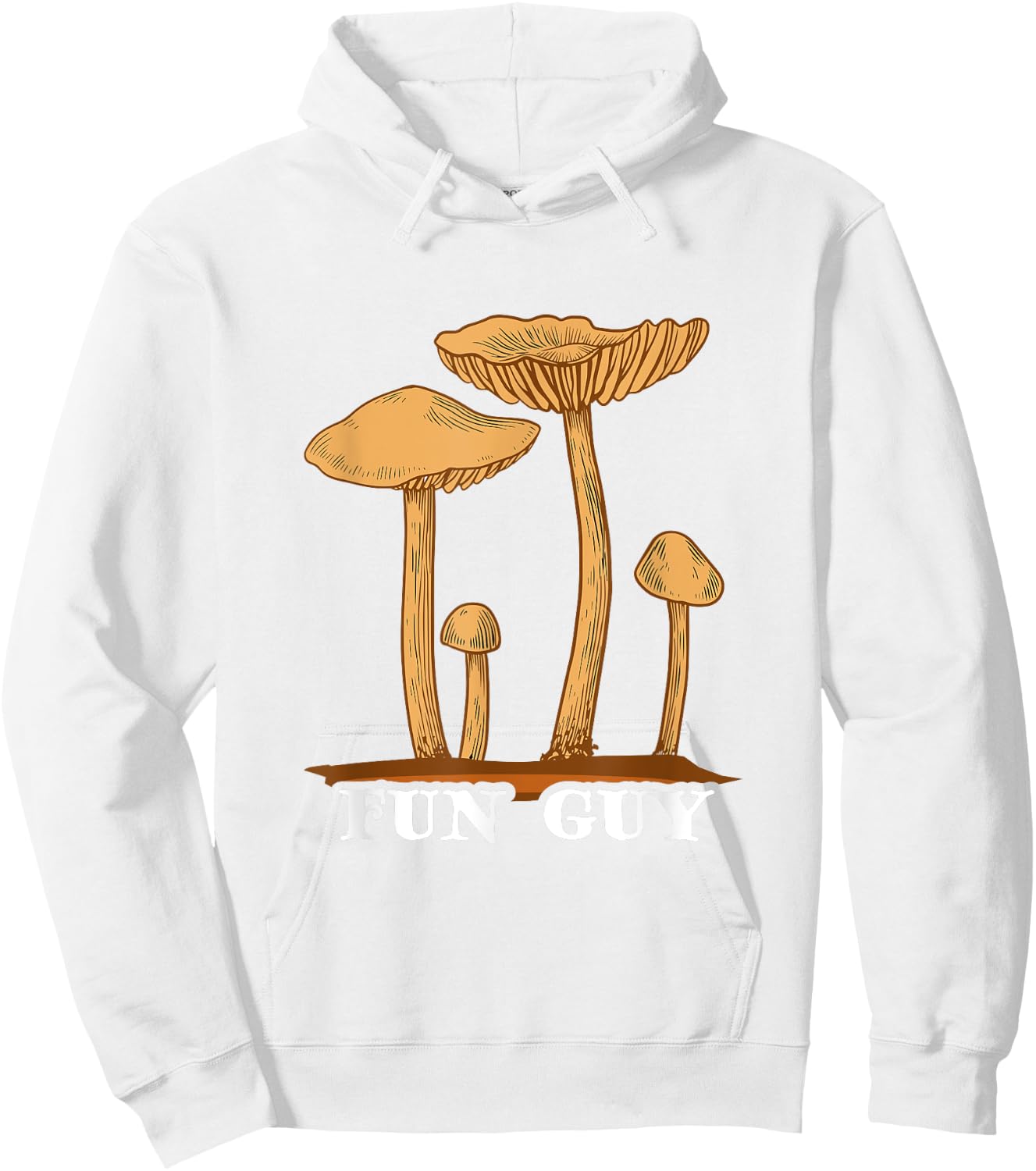 Fun Guy Mushrooms Hoodie - Hoodie | White
