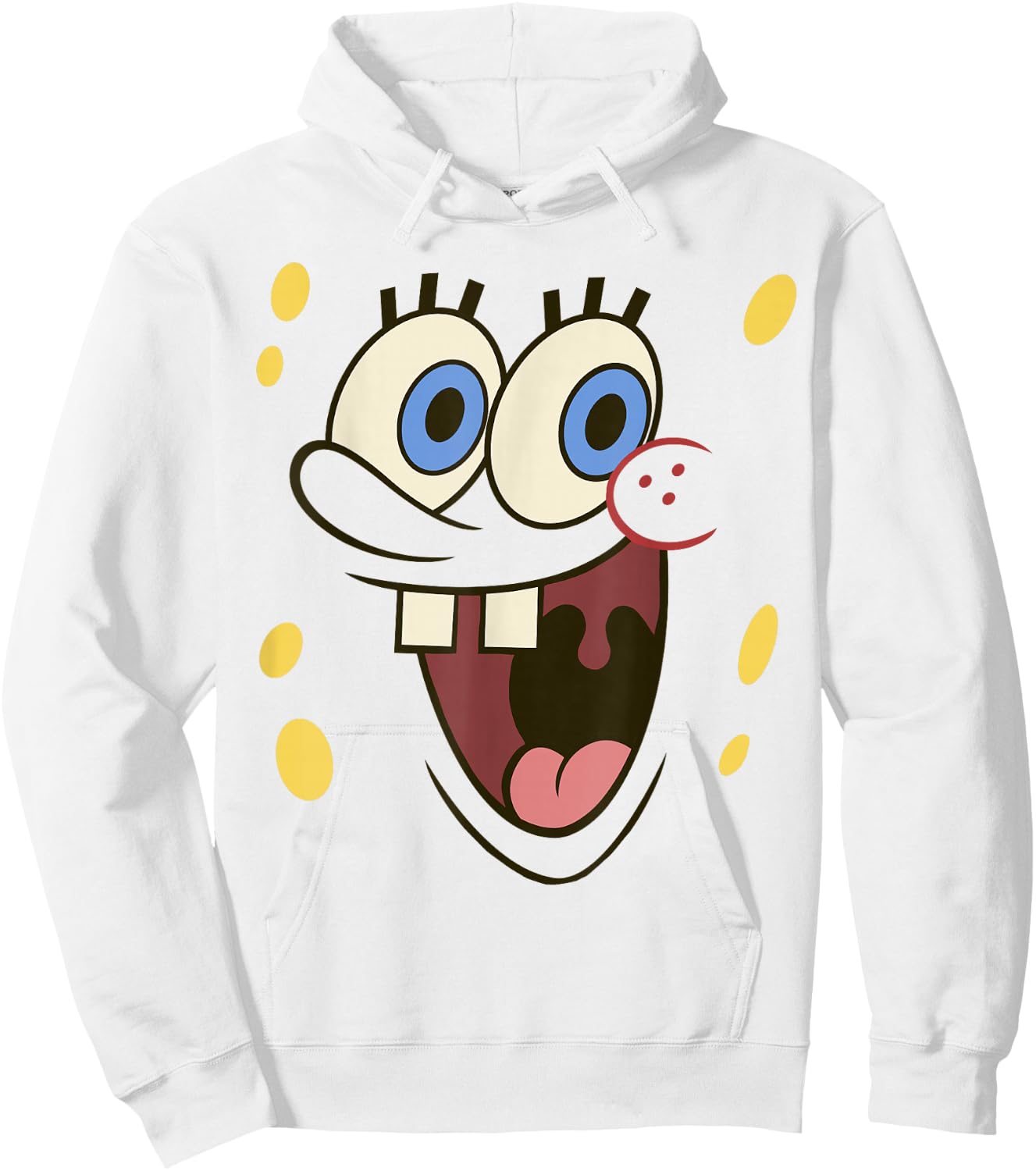 Spongebob Squarepants Large Face Costume Hoodie - Hoodie | White