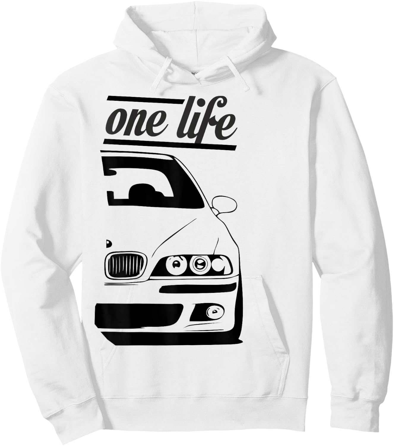 E39 5 Series - One Life Hoodie - Hoodie | White