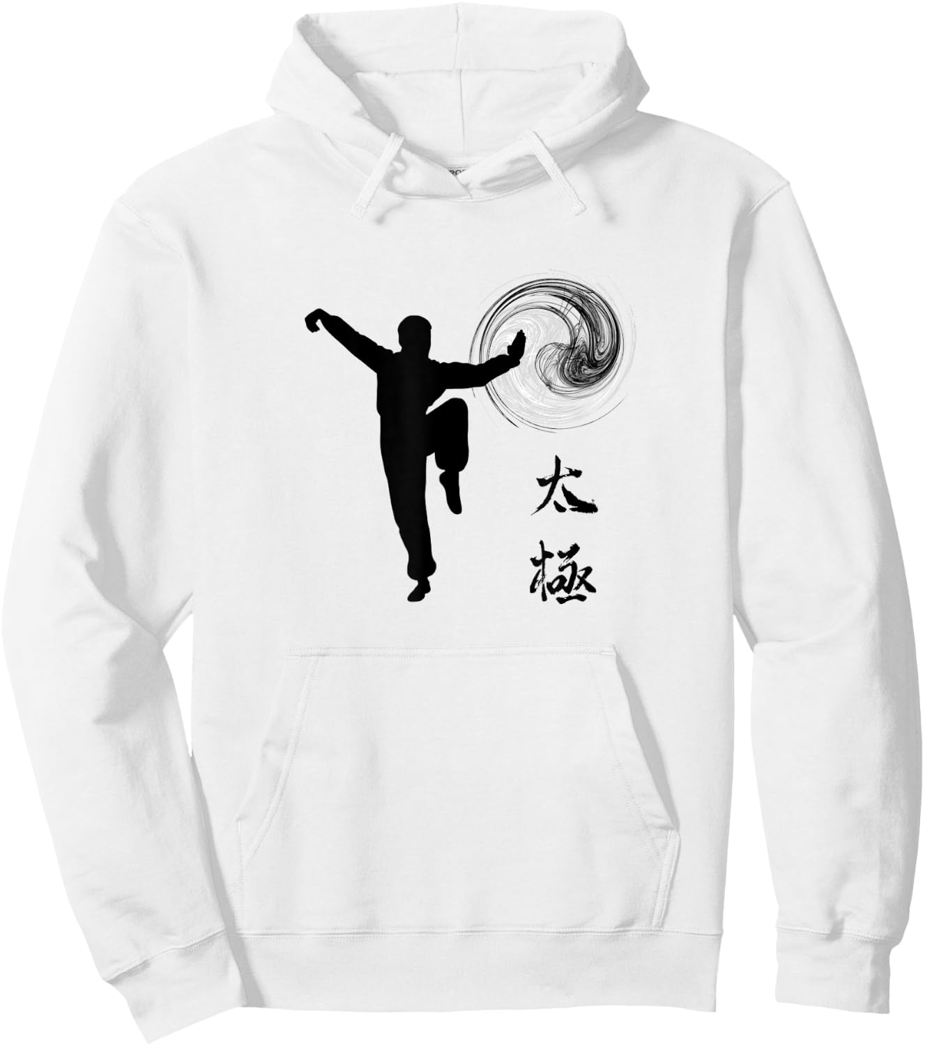 Tai Chi Chuan / Taijiquan Whip Posture Hoodie - Hoodie | White