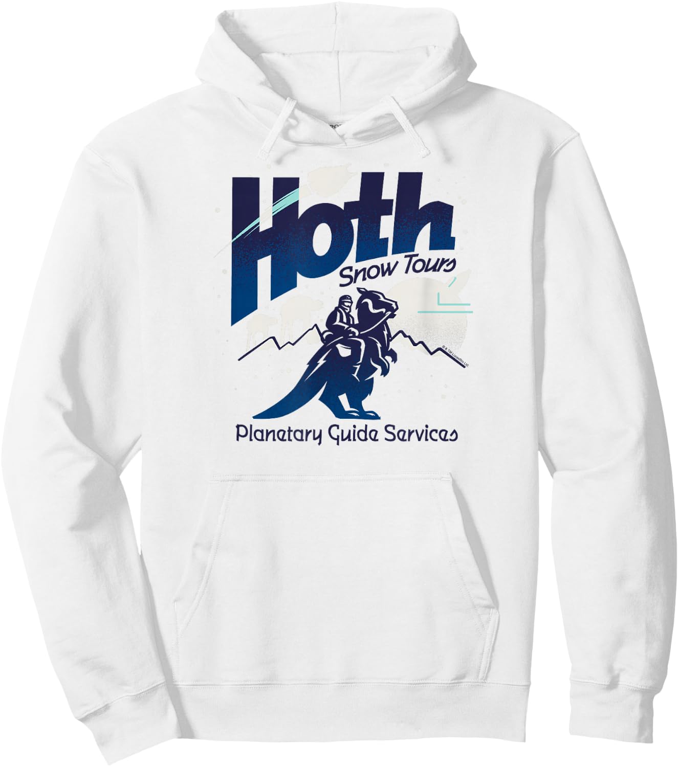 Star Wars - Hoth Snow Tours Planetary Guide Services Hoodie - Hoodie | White