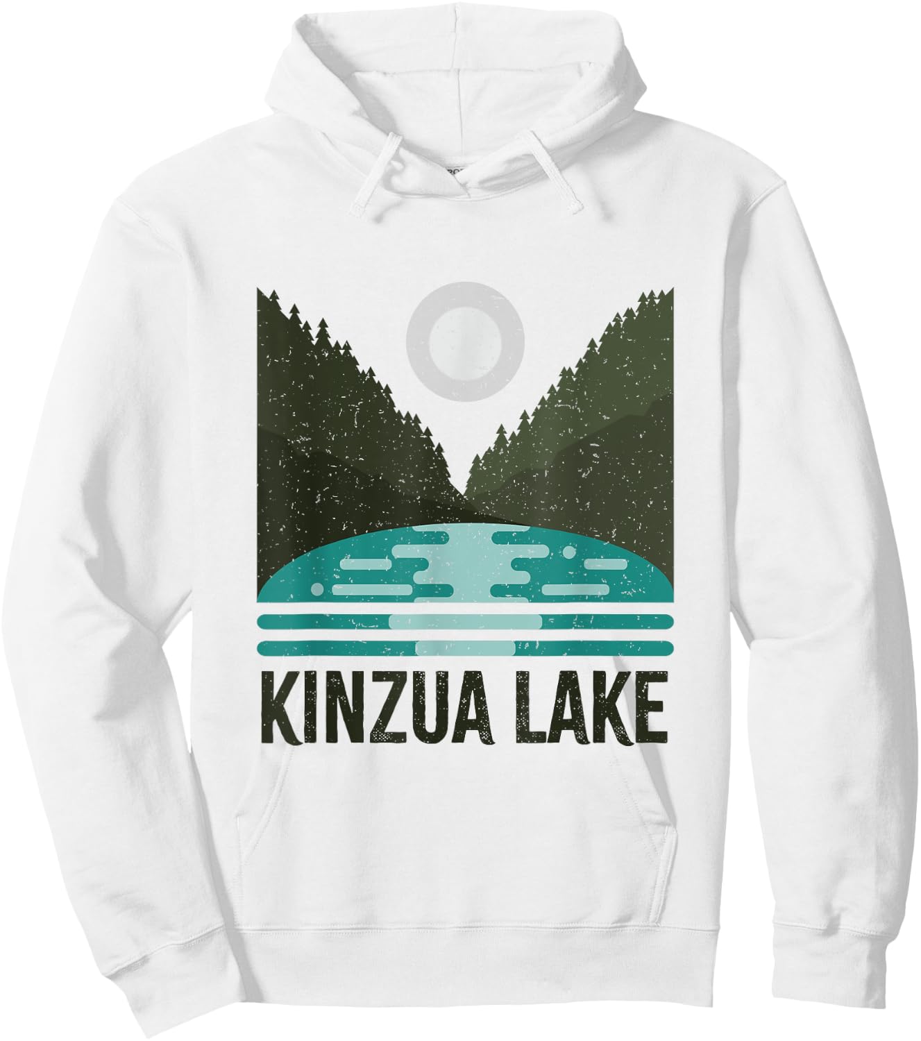 Pennsylvania | Kinzua Lake PA Shirt Hoodie - Hoodie | White