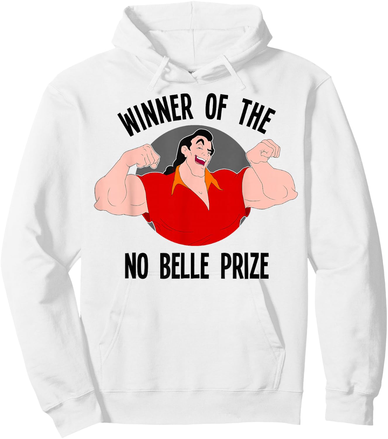 Disney Beauty and the Beast Gaston Winner No Belle Prize Hoodie - Hoodie | White