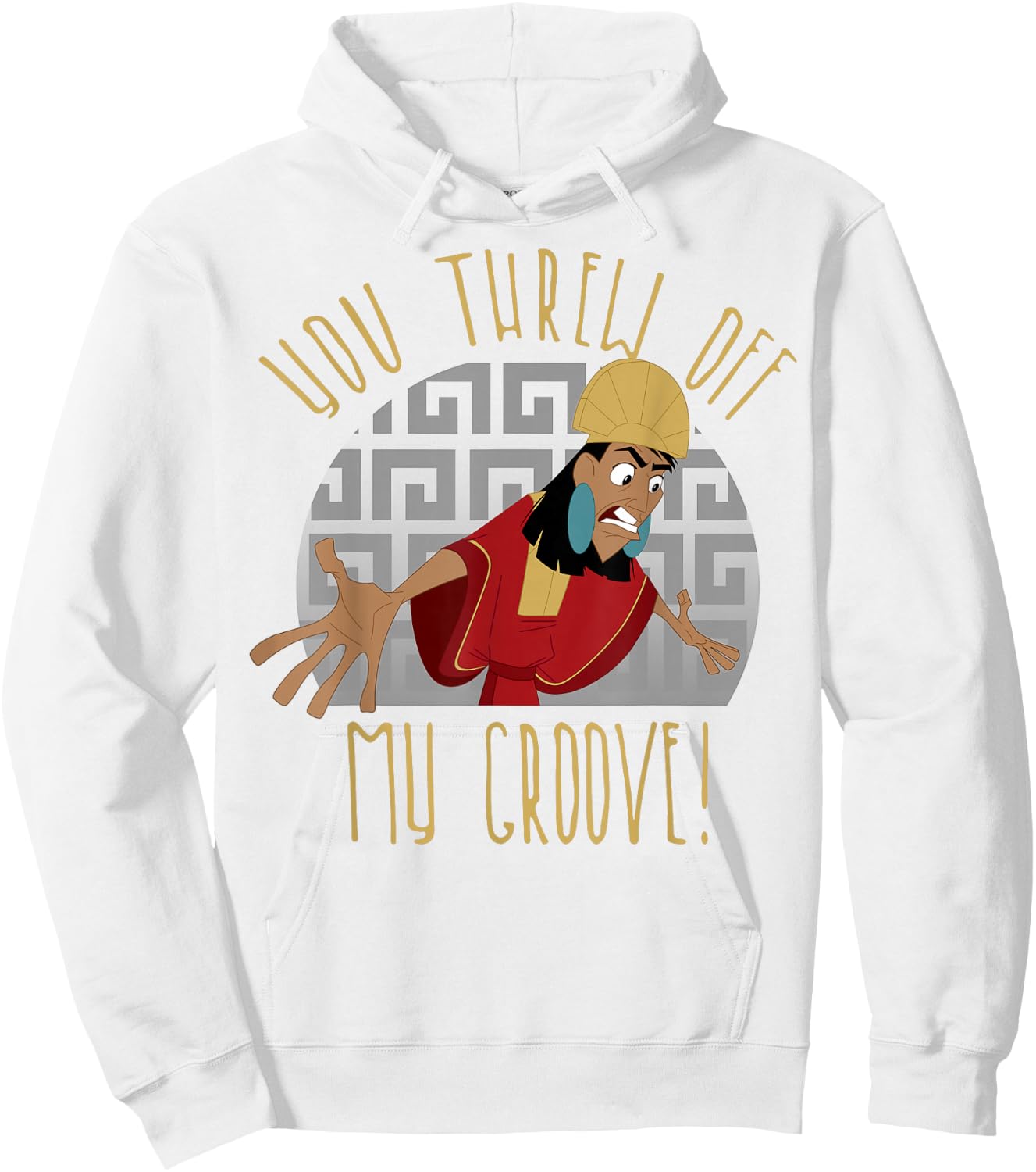 Disney Emperor's New Groove You Threw Off My Groove Hoodie - Hoodie | White