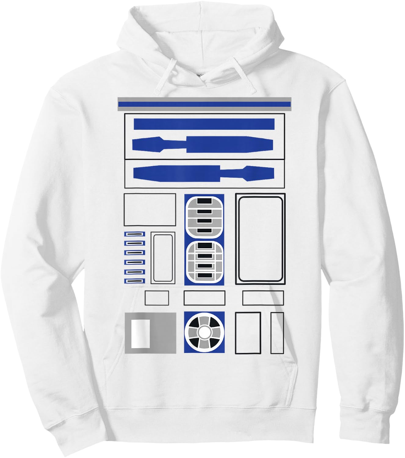 Star Wars R2-D2 Costume Halloween Hoodie - Hoodie | White
