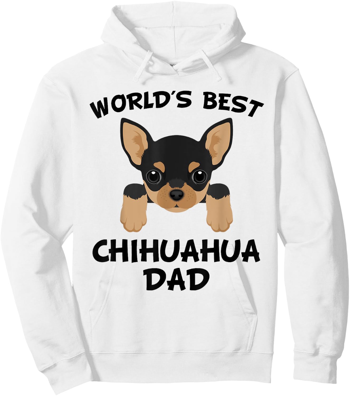 World's Best Chihuahua Dad Dog Owner Hoodie - Hoodie | White