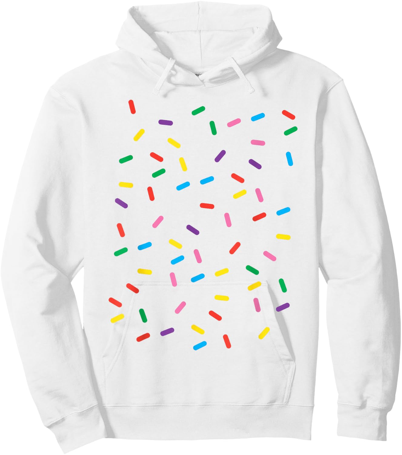 Ice Cream With Sprinkles Funny Lazy DIY Halloween Costume Hoodie - Hoodie | White