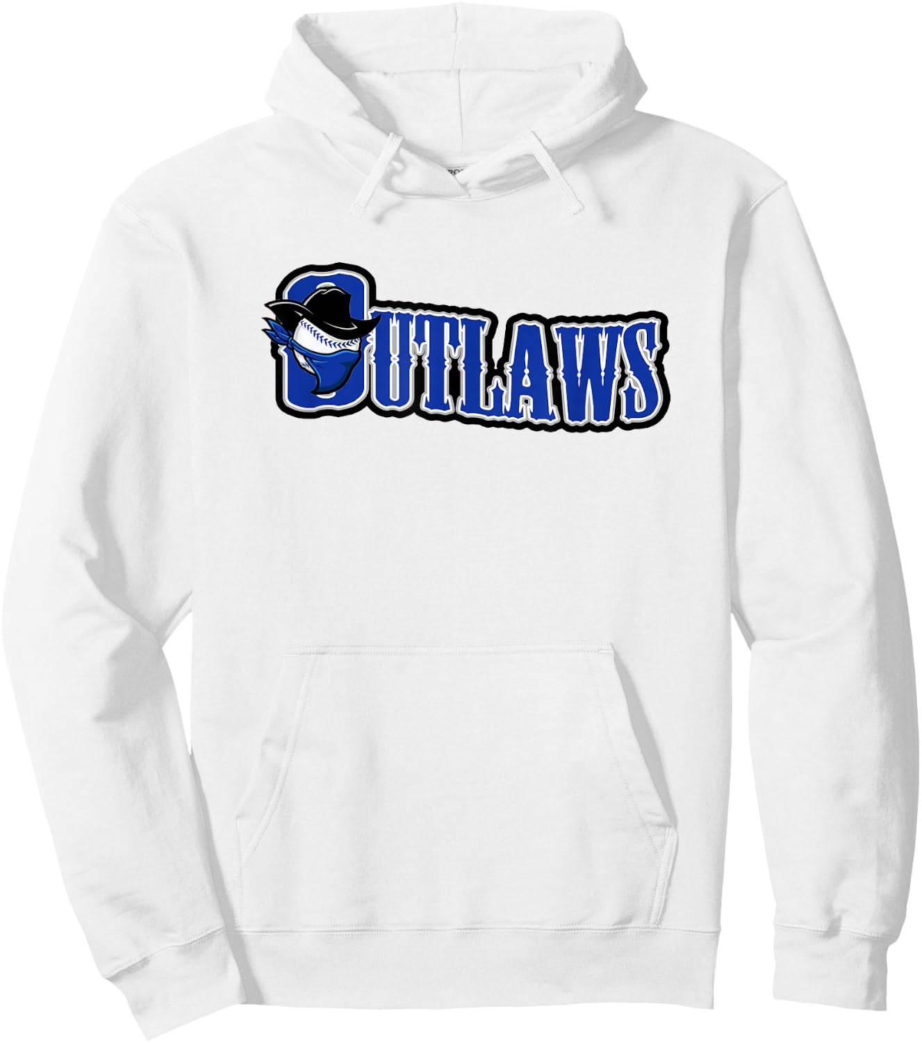Outlaws Baseball Hoodie - Hoodie | White