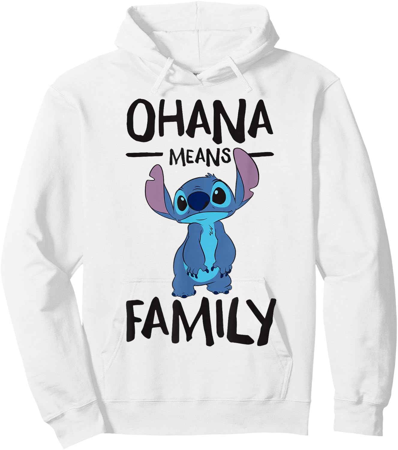 Lilo & Stitch - Ohana Means Family Hoodie - Hoodie | White