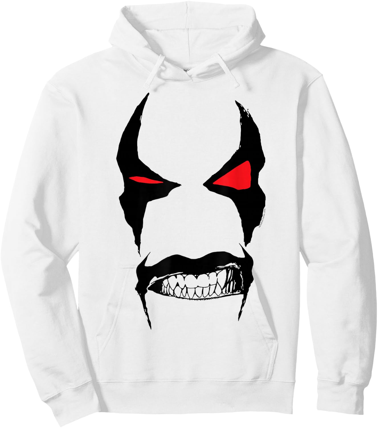 Lobo Big Face Hoodie - Hoodie | White