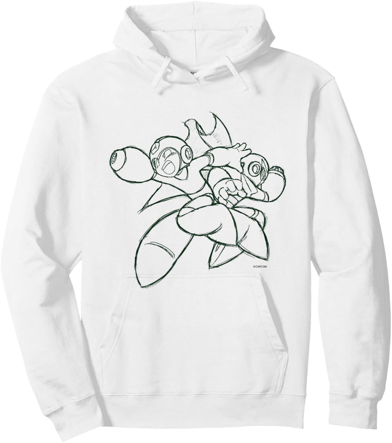 MEGA MAN VS. ProtoMan (B) Hoodie - Hoodie | White