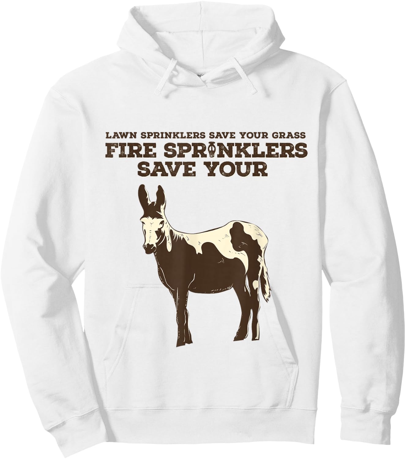 Fire Sprinklers Save Lives Funny Hoodie - Hoodie | White