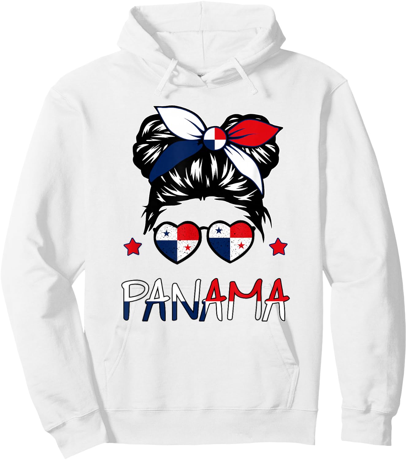 Kids Panama Flag Toddler Panamanian Hispanic Heritage Month Hoodie - Hoodie | White