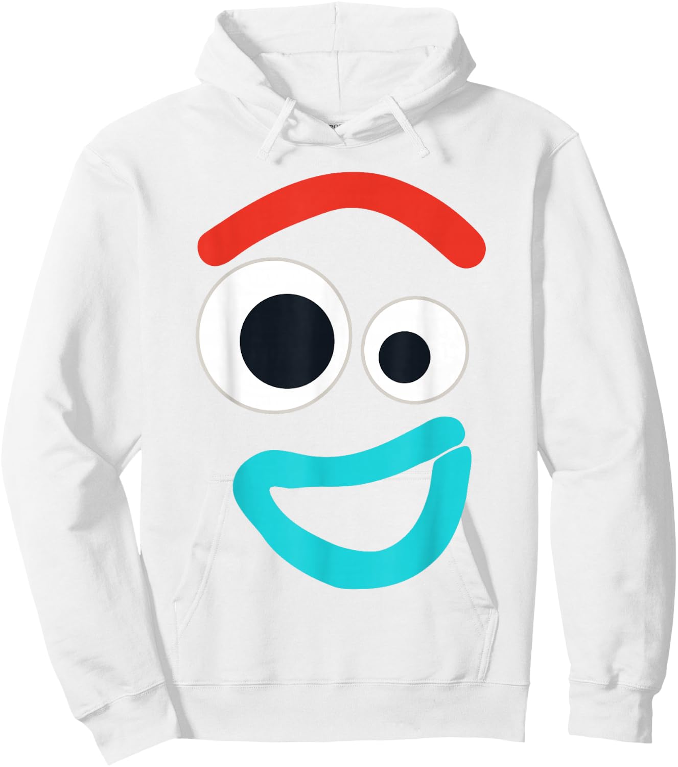 Disney and Pixar Toy Story 4 Forky Smiling Costume Hoodie - Hoodie | White
