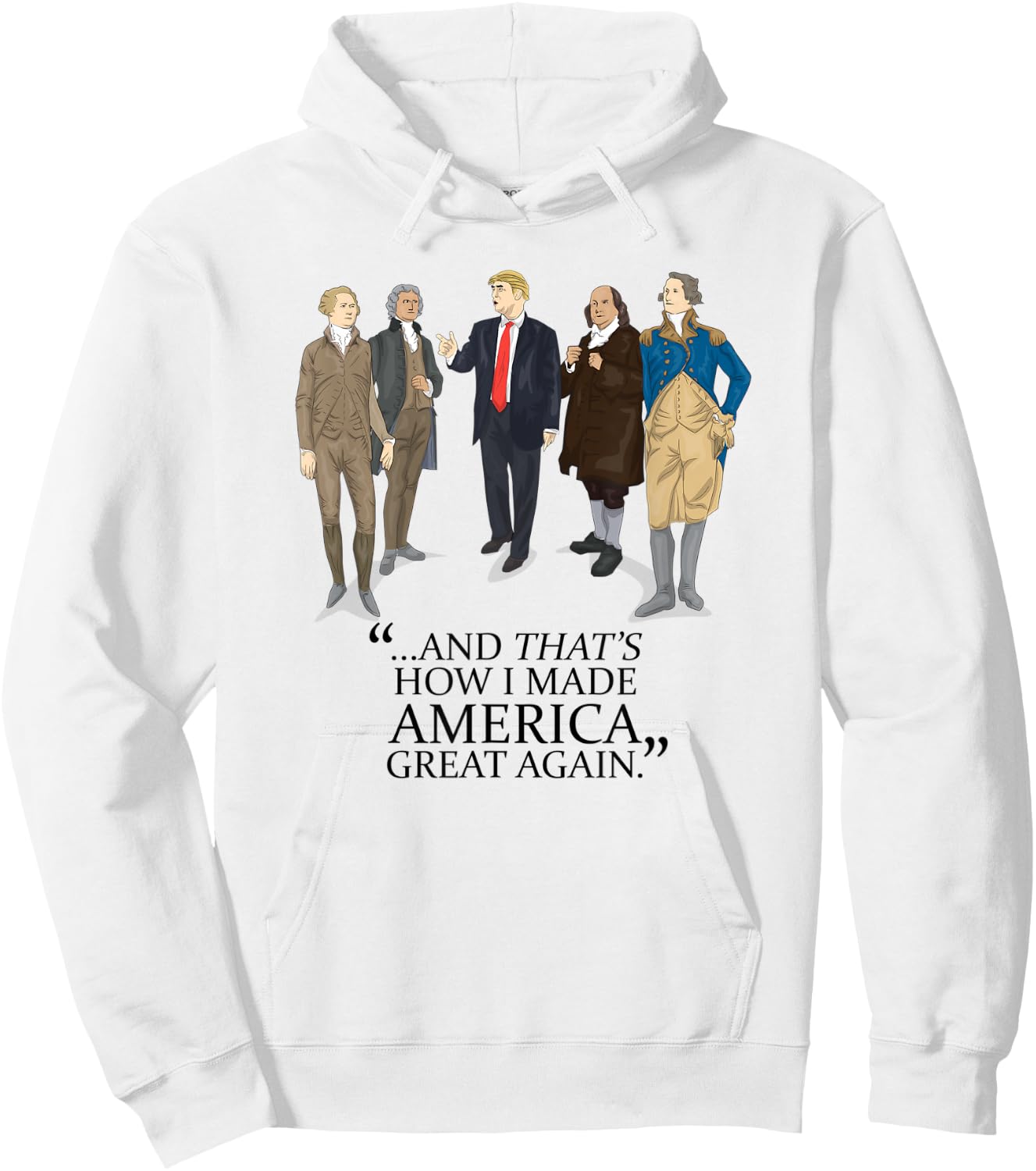 Donald Trump 2020 Election for President Keep America Great Hoodie - Hoodie | White