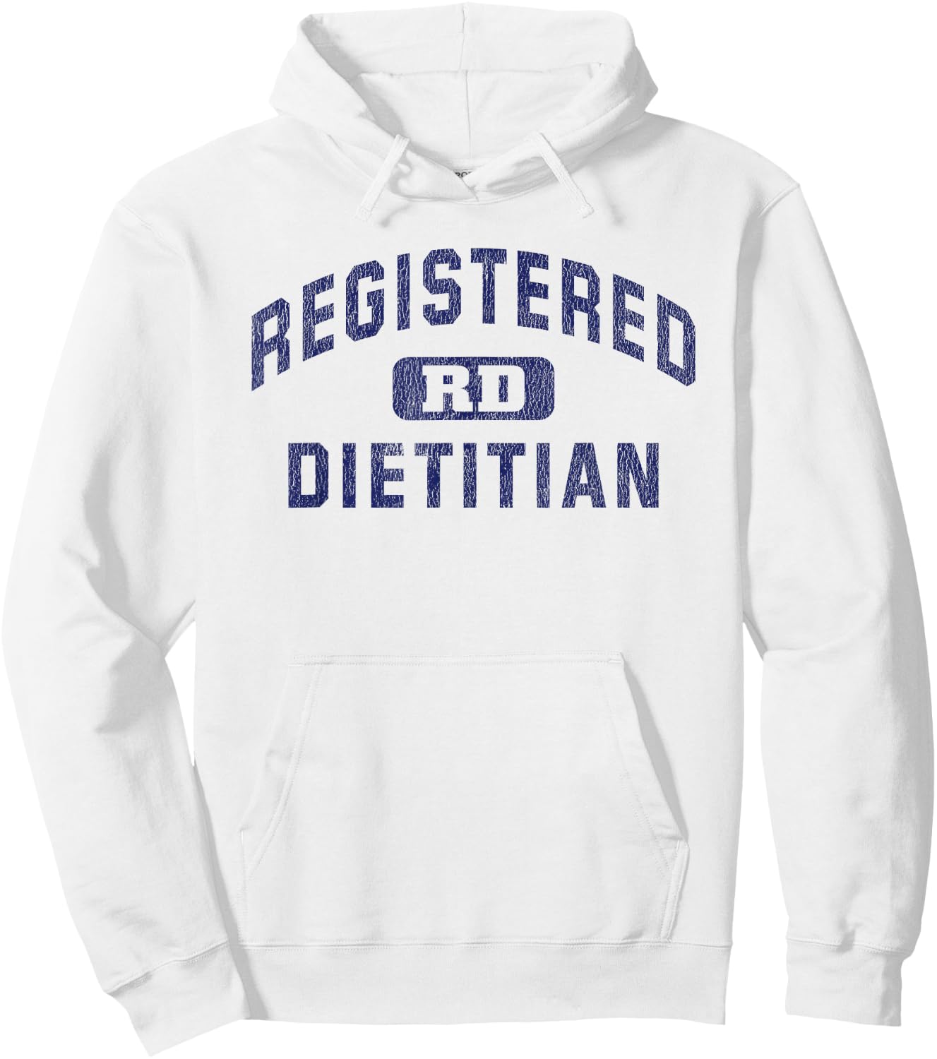 Registered Dietitian Vintage Nutritionist Gift Hoodie - Hoodie | White